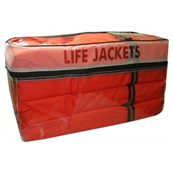 Flowt Storage Bag with 4 Adult Type II Life Jackets